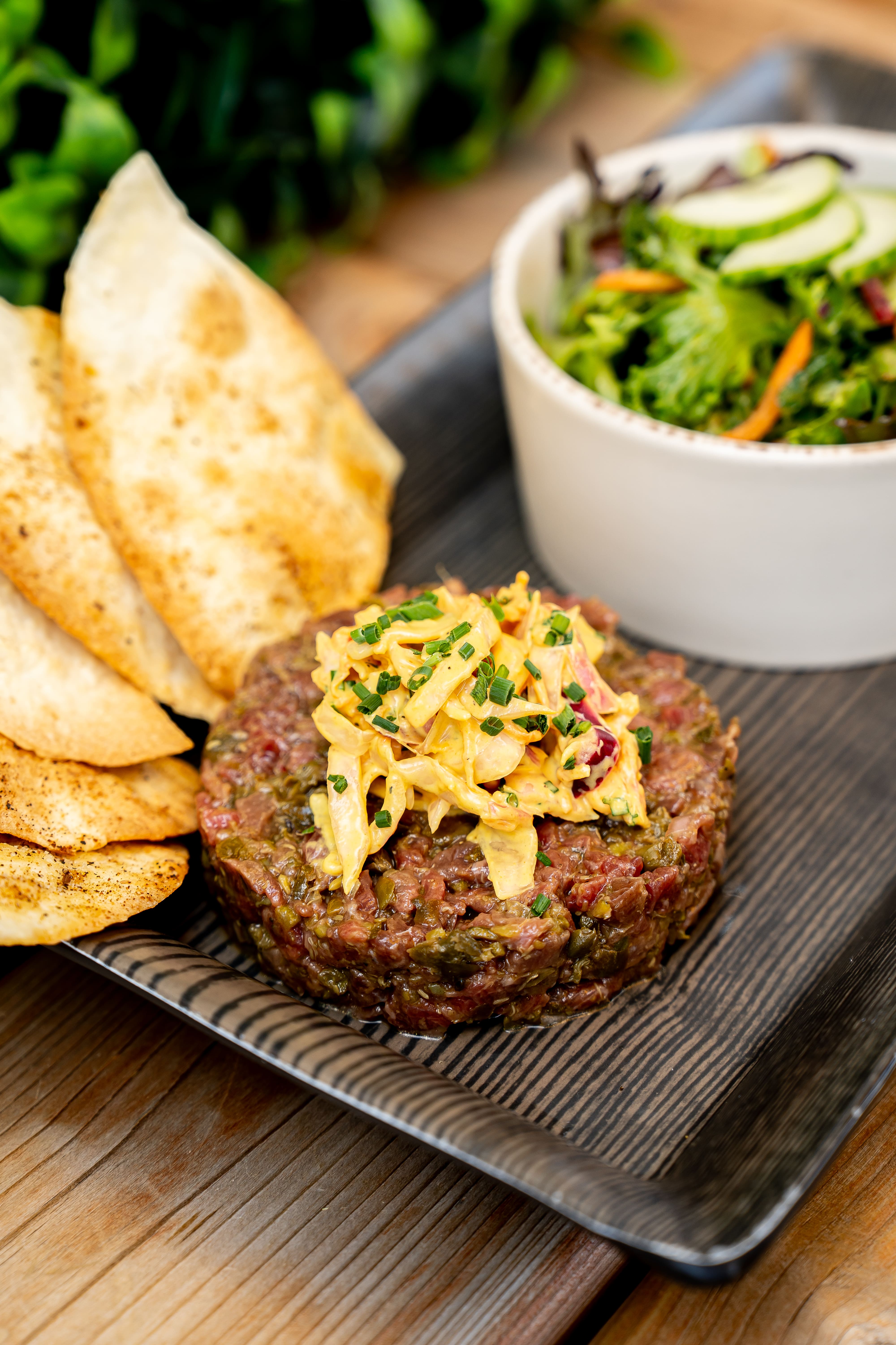 TARTARE DE BOEUF COLONEL MOUTARDE